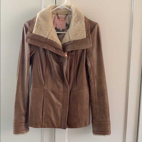 Ted Baker Amelia leather jacket - Picture 1 of 9